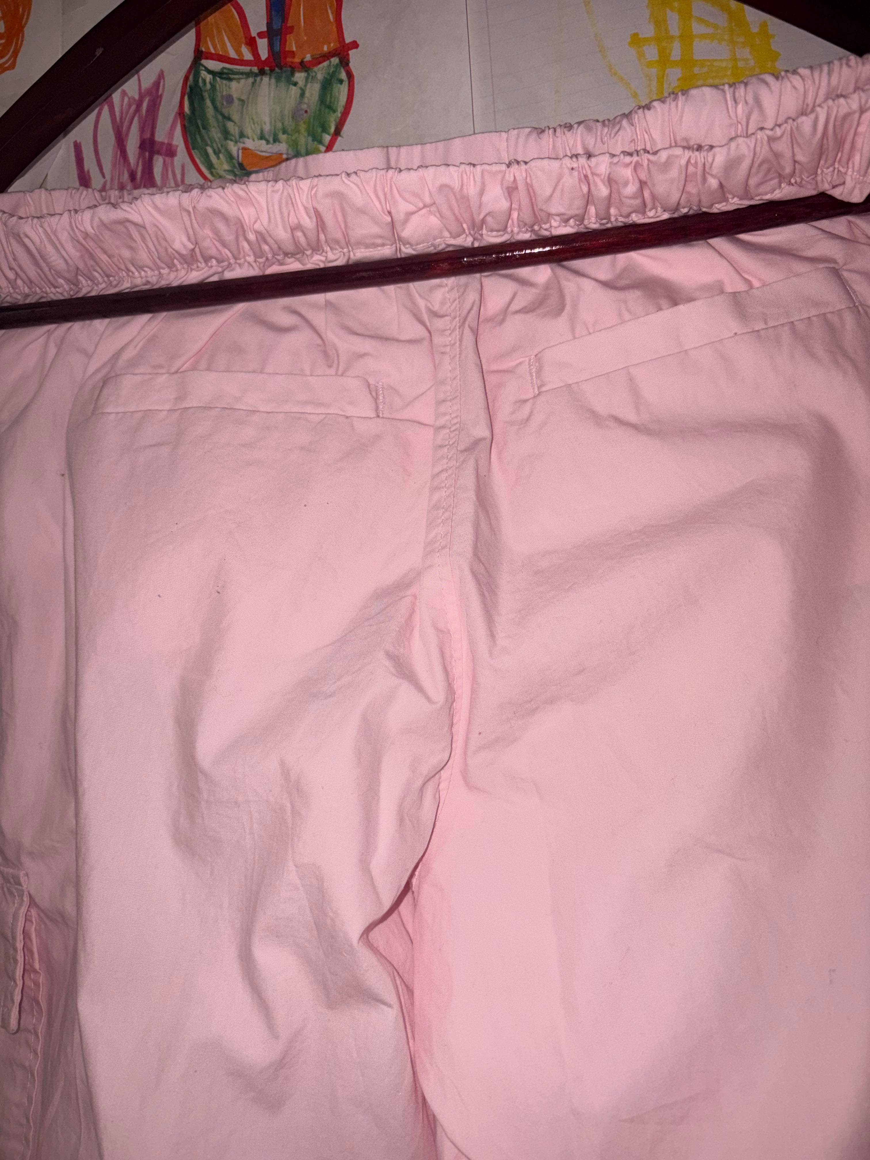 Light pink cargo pants