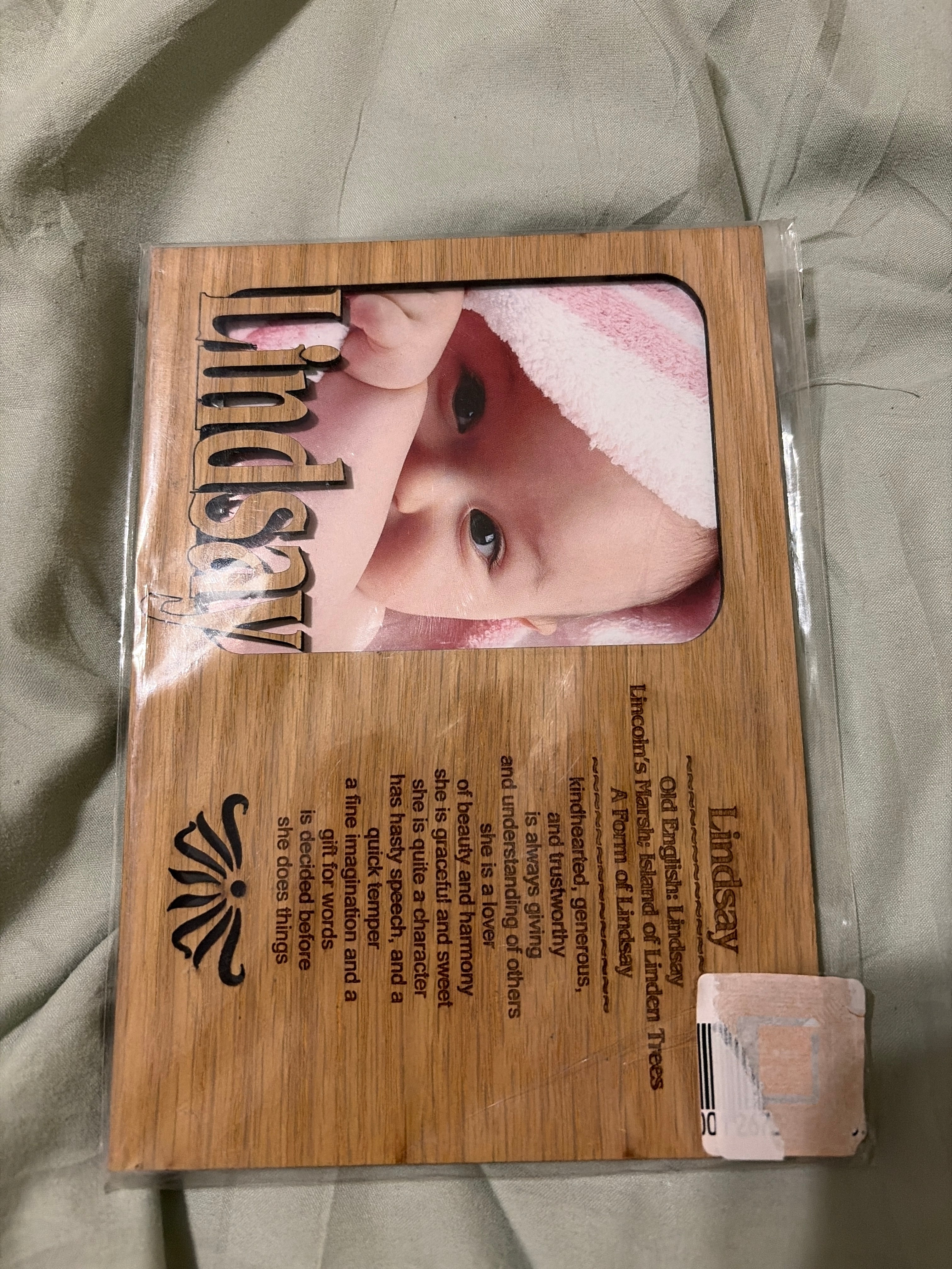 Personalized name frame