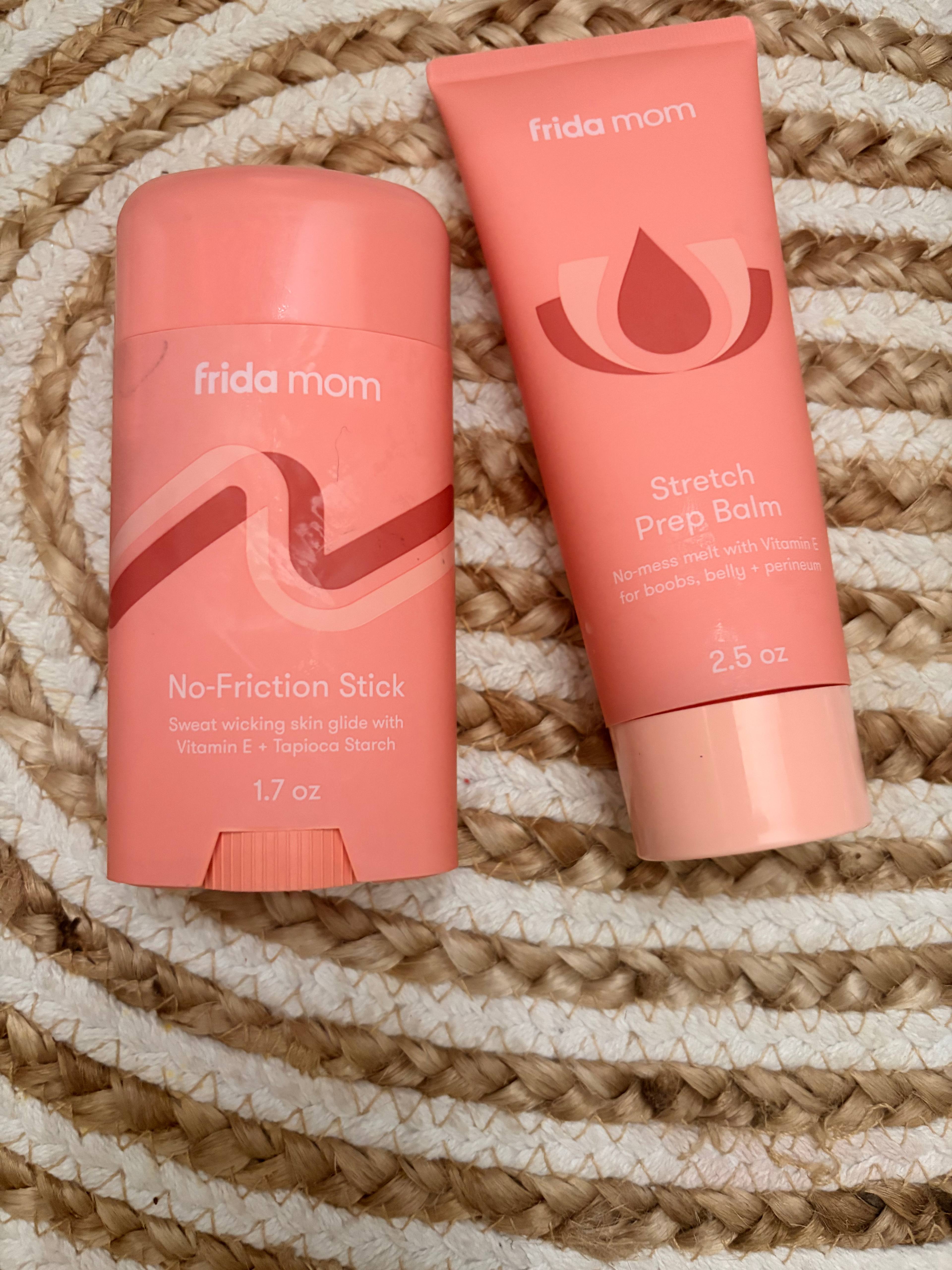 Mommy bundle Frida mom non-friction skin glide with vitamin E stretch prep bomb