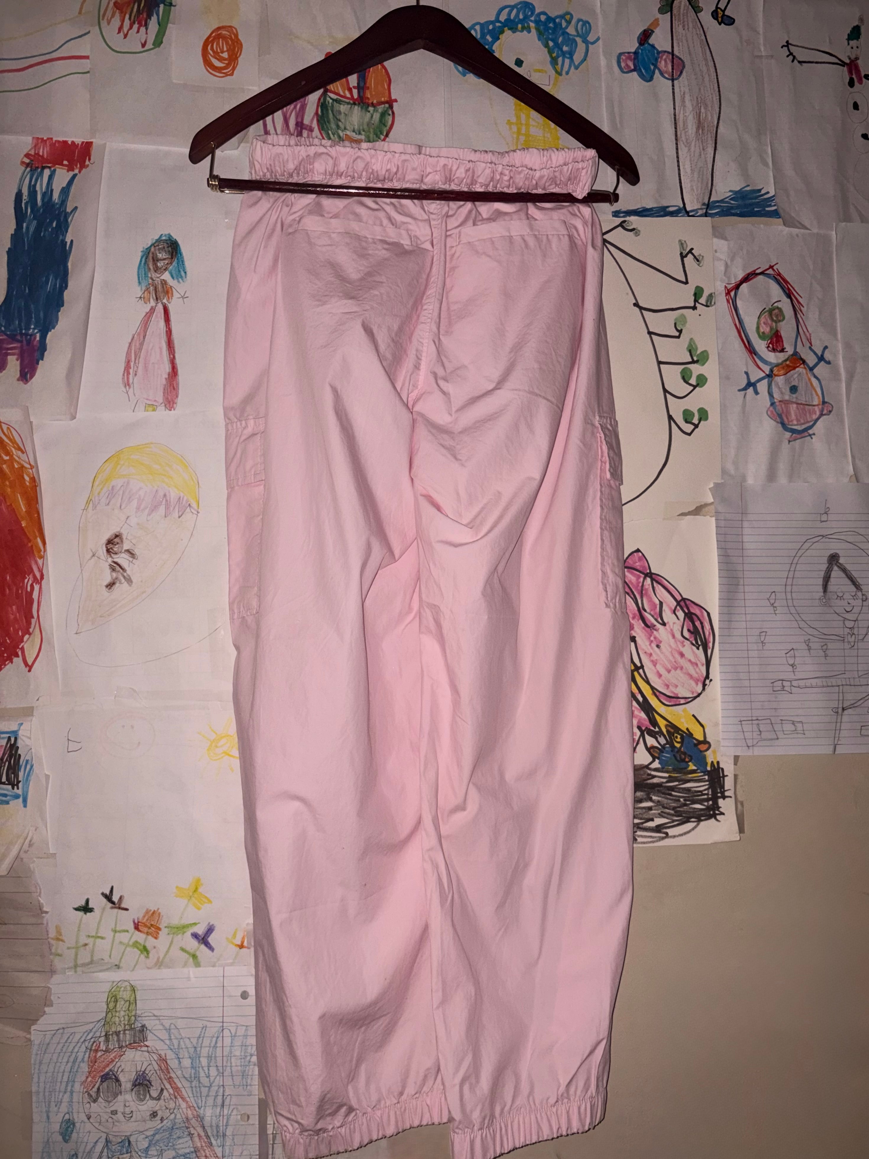 Light pink cargo pants